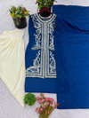NSR 846 Heavy Chinon Silk With Embroidery Sequence Work Top With Dhoti Salwar And Dupatta Best Wholesale Shop In Surat